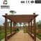 2.2M Bamboo Pergola Wood Materiële Pergola met Samengestelde Decking Uvproof