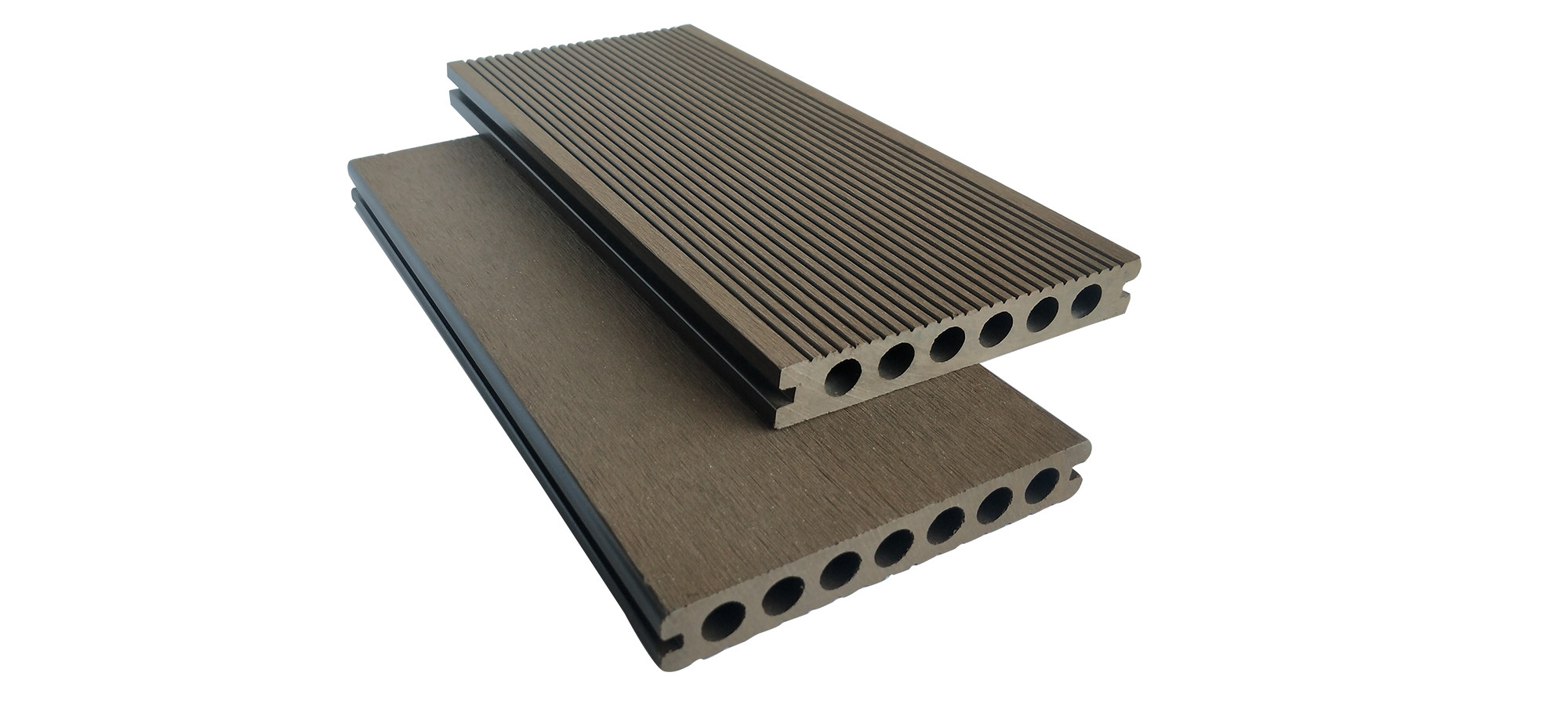 RoundHollow Wood Plastic Composite Decking Board,Size140mm X 23mm