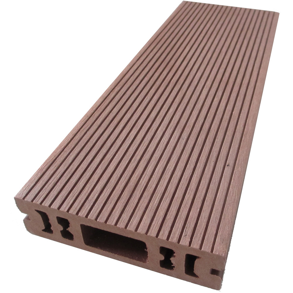 Hollow Waterproof 105*31mm WPC Hollow Decking