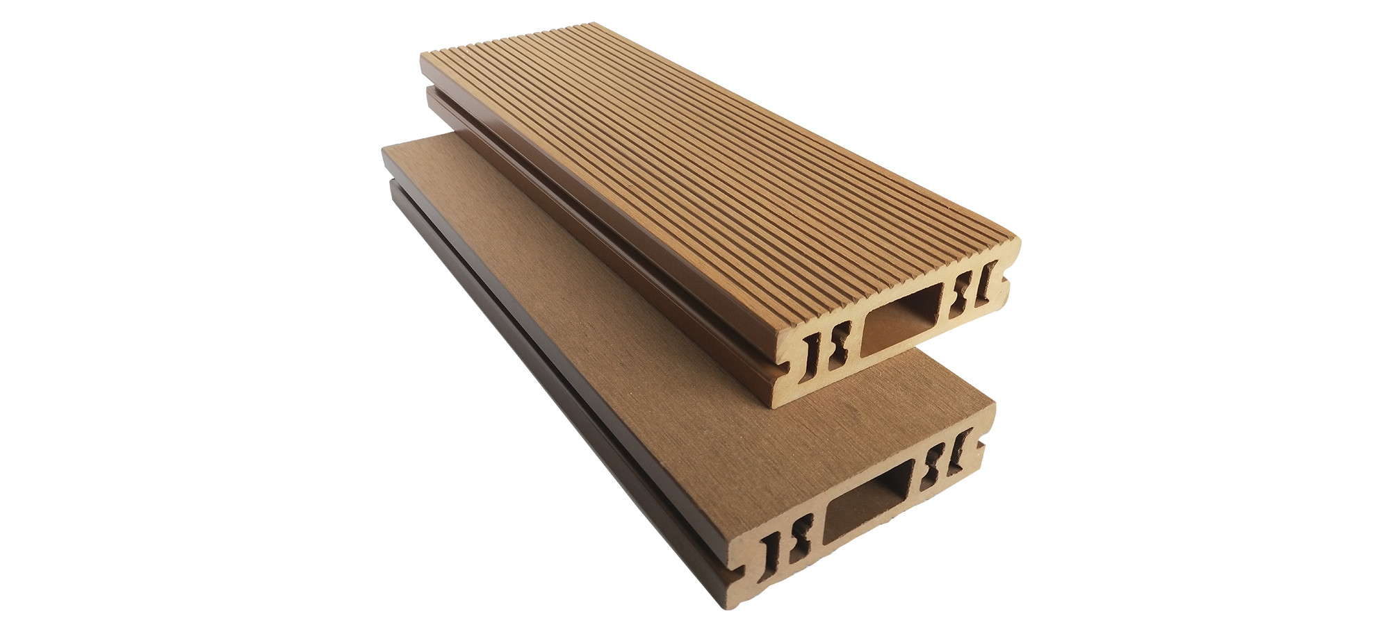 Hollow Waterproof 105*31mm WPC Hollow Decking