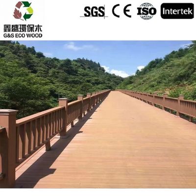 146 X 22mm ανακυκλωμένο υπαίθριο στερεό Decking σύνθετο ξύλο ξυλείας Wpc οξιών