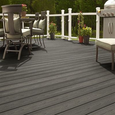 los 5M Outdoor Wood Polymer Decking sólido compuesto de 135 que suela X de 25M M Wpc