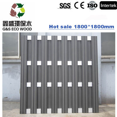 Moisture Proof 200mm WPC Fence Panels Anti Corrosion Outdoor Composite Fence Boards