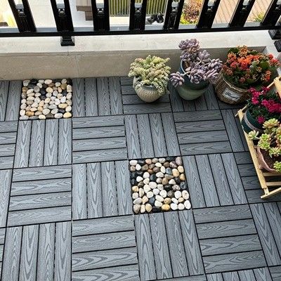 Tahan Serangga Wpc Easy Deck Papan Wpc Tahan Cuaca Untuk Outdoor