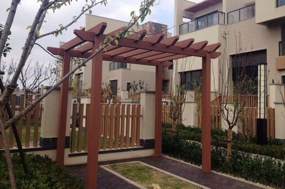 Anti pergola 100% materiale di legno di corrosione 5.4M WPC riciclato