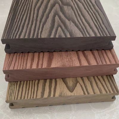 140 X 21mm WPC Solid Decking Plastic 25mm Wood Composite Sheets Laminate Flooring