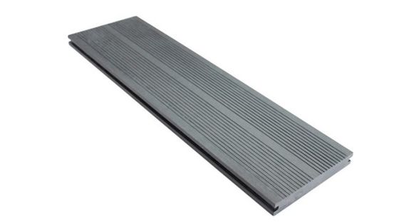 Gray 35% HDPE Extruded Plastic Decking Eco Friendly Wpc Outdoor Wall Panel