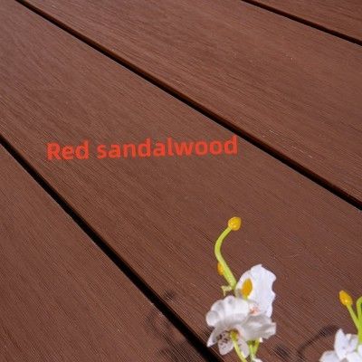 146 X 22mm WPC Hollow Decking Wpc Board Untuk Tahan Api Luar Ruangan