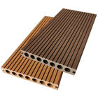 Round-Hollow Wood Plastic Composite Decking Board,Size:140mm X 23mm