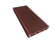 ISO 9001 Wood Grain Effect Hollow 135mm X 25mm WPC Decking Boards