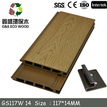 Durable Pest Resistant 3d Wall Cladding Panels Outdoor Composite Wood Flooring 146 X 20mm