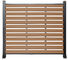 1.5M 1 WPC Fence Panels Dampproof ECO Friendly Composite Decorative Fence Panels