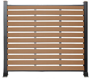 1.5M 1 barrière décorative composée écologique Panels de Panels Dampproof de barrière de WPC