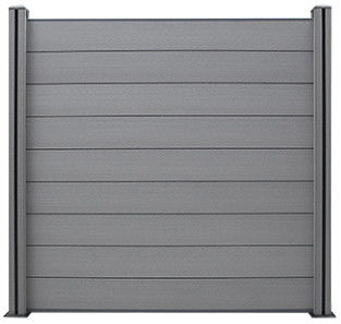 1.5M 1 barrière décorative composée écologique Panels de Panels Dampproof de barrière de WPC