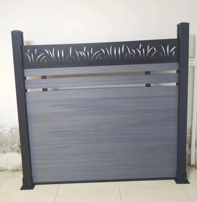 UV Resistance Wpc Fence Boards 200 X 200 Mm 6ft Composite Fence Panels