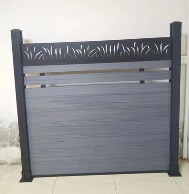 UV Direnci WPC Çit Panoları 200 X 200 Mm 6ft Kompozit Çit Panelleri