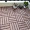 Non Slip WPC DIY Decking 600 X 300MM Garden Terrace Diy Wood Deck Tiles