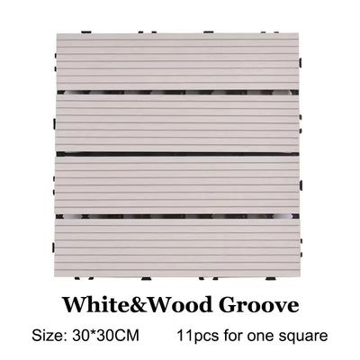 هارد بلوط WPC DIY Decking 300 X 23mm شرفة خارجية WPC جدار الكسوة