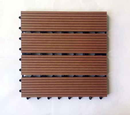 Harter Eiche WPC DIY Decking 300 x 23mm Balkon Wpc-Wand-Umhüllung im Freien