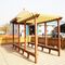 5.9M Outdoor Wood WPC Pergola Fungal Decay Prevention Waterproof