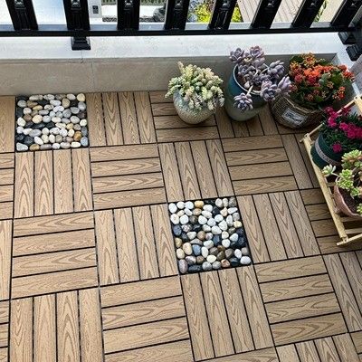 150 x 25 mm szczotkowane WPC DIY Decking Home antypoślizgowe okładziny ścienne z drewna 3d