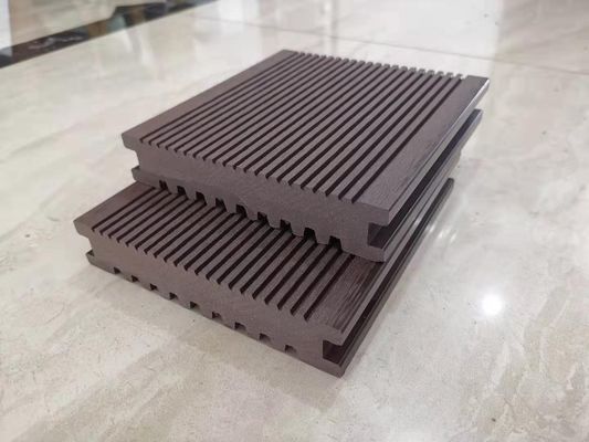 3.6M ثبات رنگ WPC عرشه جامد 140 x 21mm چوب پلاستیک کامپوزیت چوب 3.6 متر