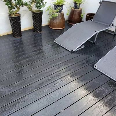 Outdoor House Decorate Wood Plastic Composite Flooring Co Extruded Decking 50mm