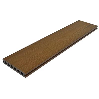 O HDPE do cinza 35% expulsou painel de parede exterior amigável de Eco Wpc do Decking plástico