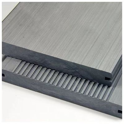 140 X 23mm WPC Solid Decking Wood Plastic Composite Panel Untuk Jalan Taman