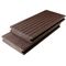 Aging Resistant WPC Solid Decking Biodegradable Wpc Wood Decking 146 X 22mm