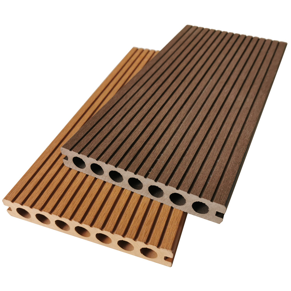 RoundHollow Wood Plastic Composite Decking Board,Size140mm X 23mm